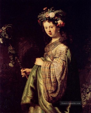 Rembrandt van Rijn Werke - Saskia als Flora Rembrandt